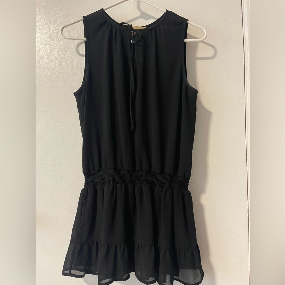 Michael Kors Peplum Tank Top